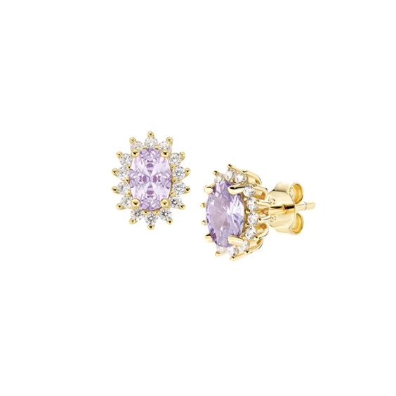 Pendientes Amen Mujer Lady in Plata Zircone ORLDPGBLA - ORLDPGBLA